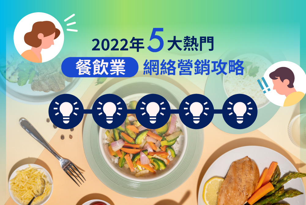 2022年5大熱門餐飲業線上營銷攻略  